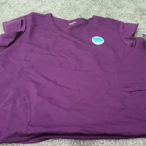 Purple scrub top
